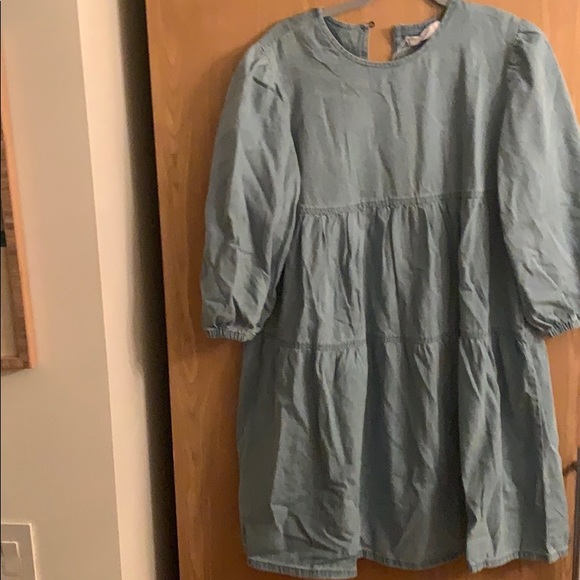 NWT-in packaging, mango M shift chambray dress - Picture 2 of 4